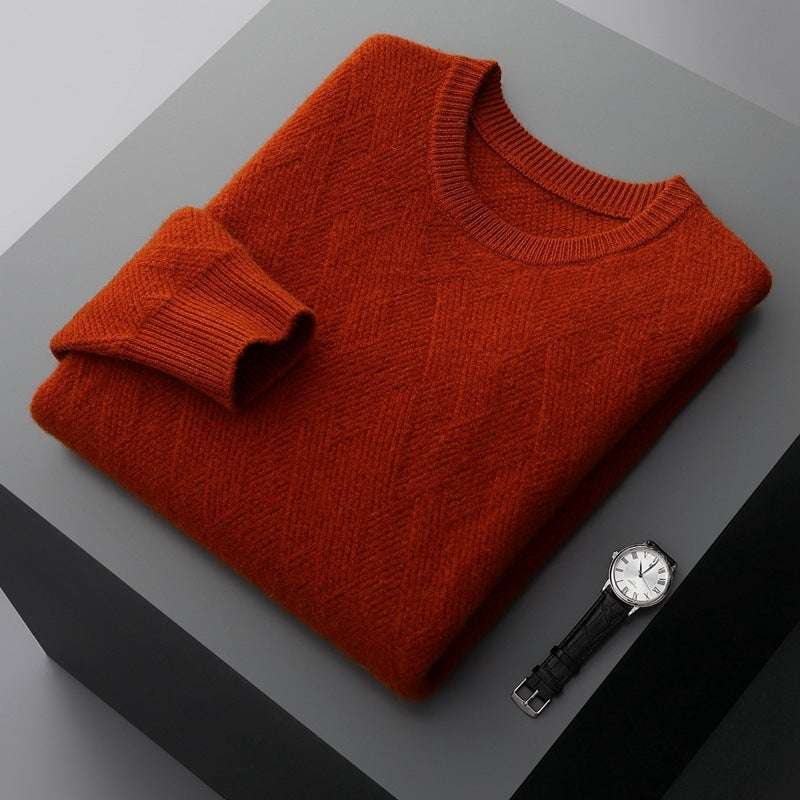 Men's Round-neck Long-sleeved Thin Loose Fit Pullover - ChoreGirl