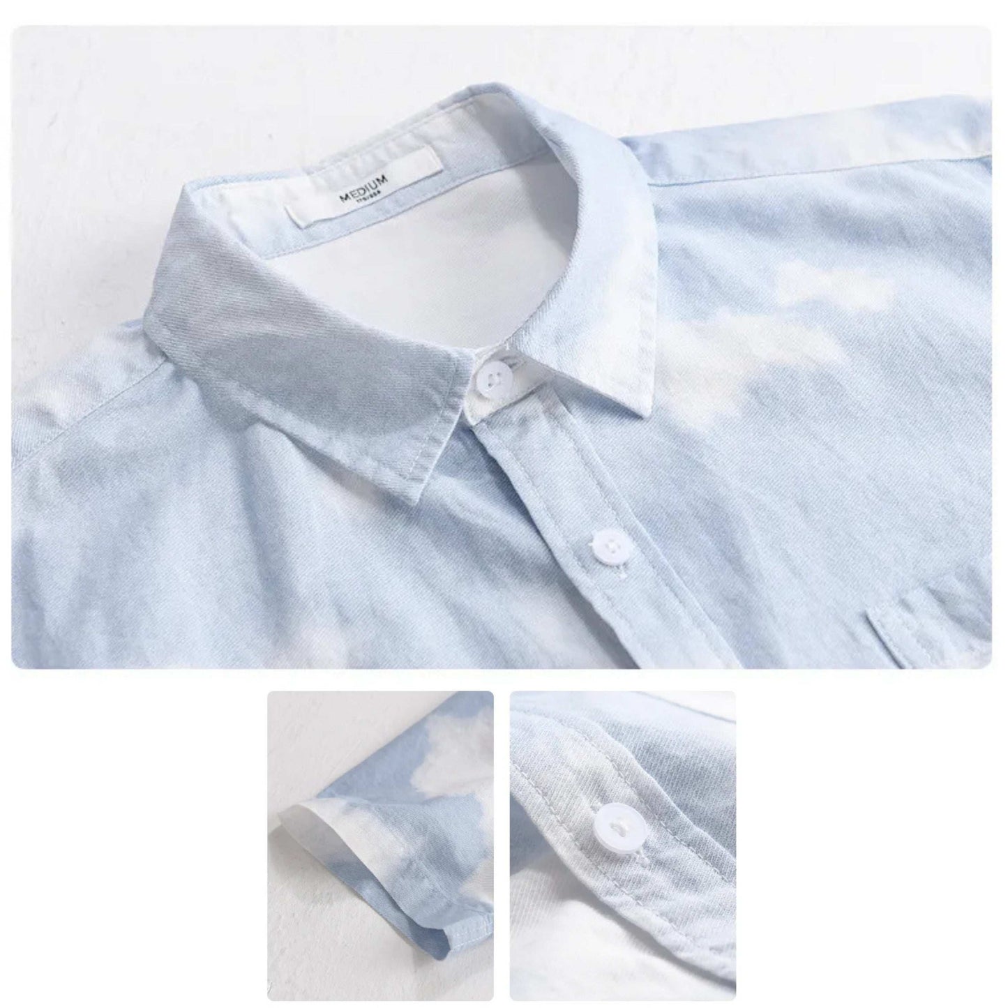 Men's Trendy and Romantic Short Sleeved Shirt - ChoreGirl