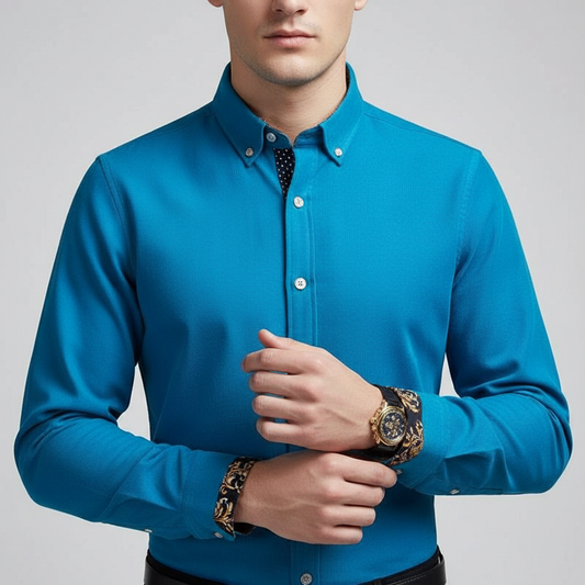 Men's Winter Corduroy Fleece Lining Warm Shirt