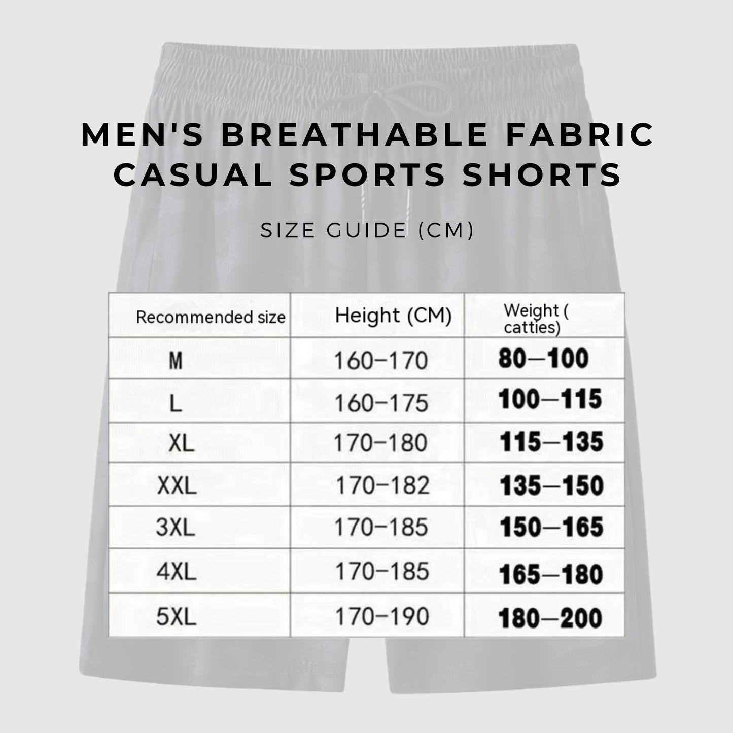 Men's Breathable Fabric Casual Sports Shorts - ChoreGirl