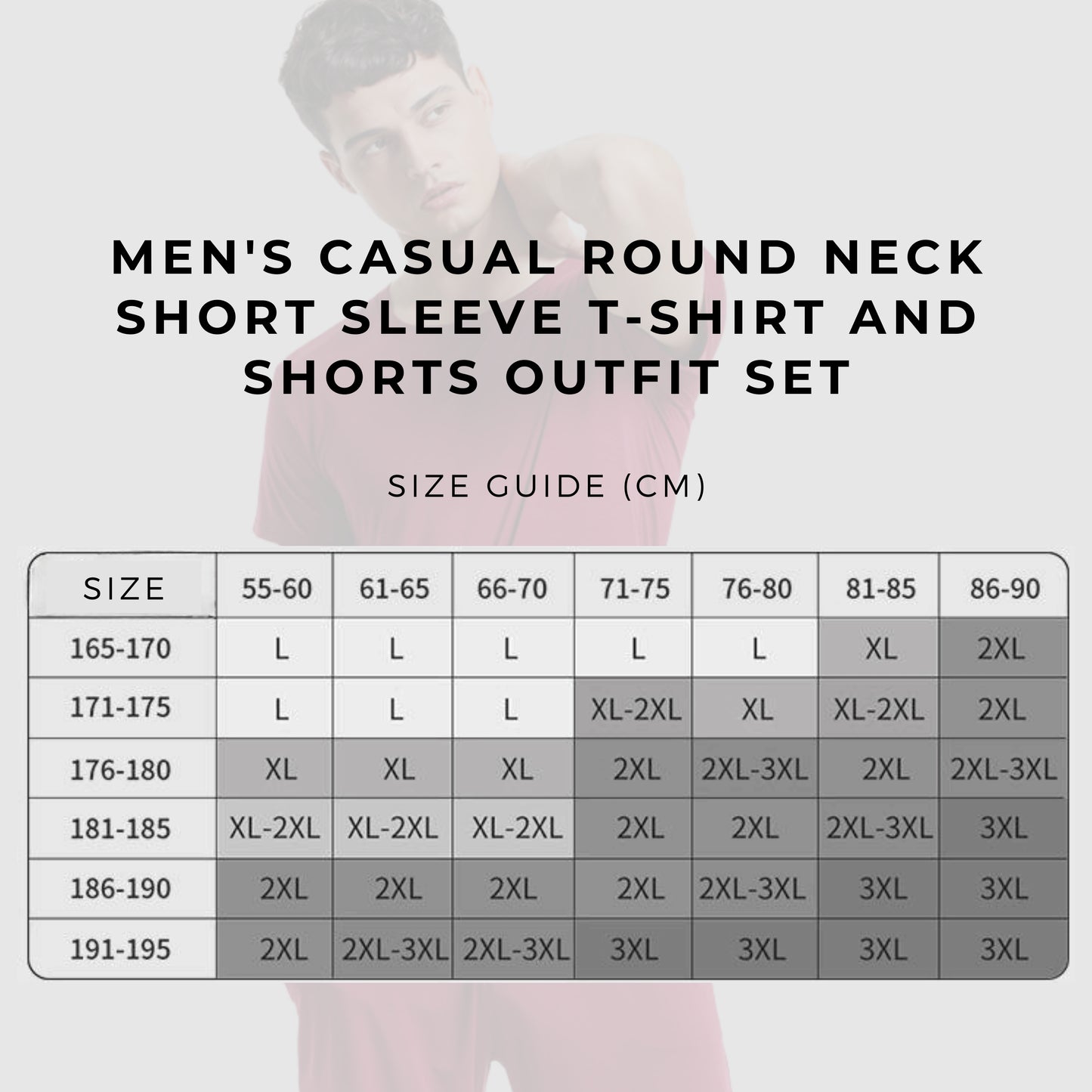 Men's Casual Round Neck Short Sleeve T-Shirt and Shorts Outfit Set - ChoreGirl