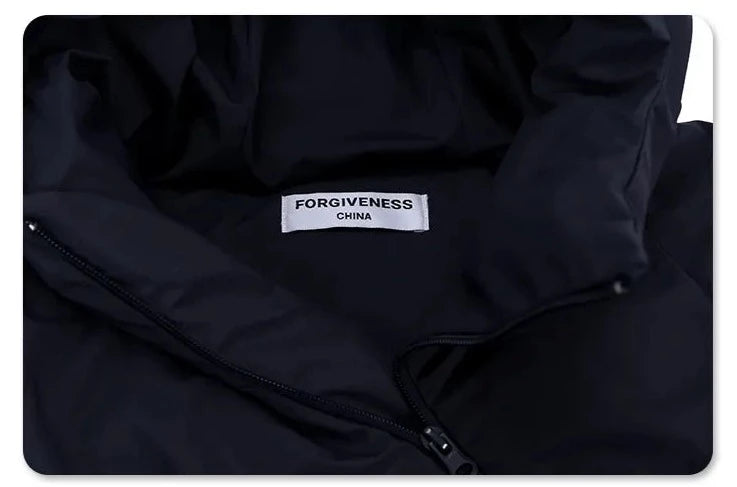 Men's Functional Oblique Zipper Hooded Loose Fit Coat - ChoreGirl