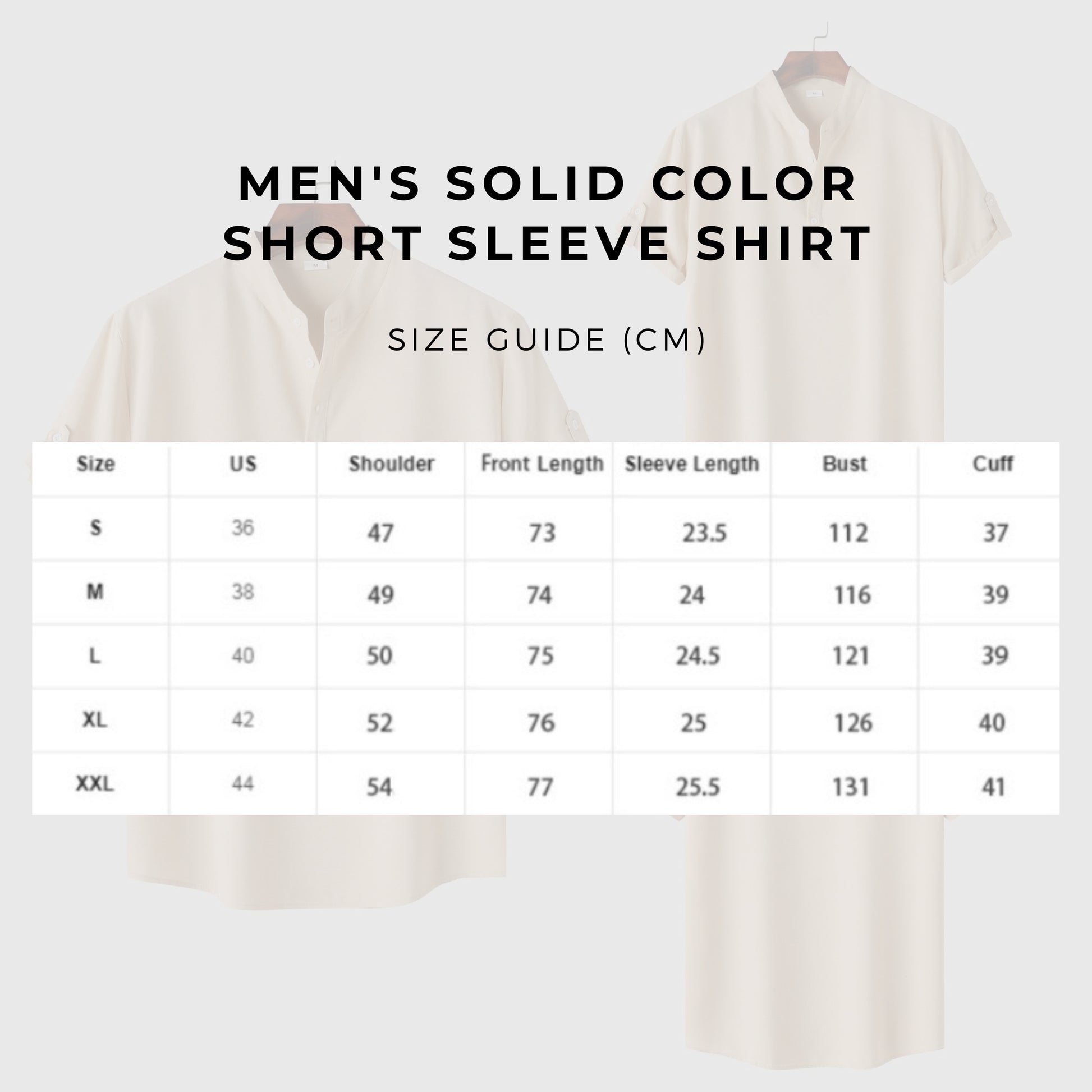Men's Solid Color Short Sleeve Shirt - ChoreGirl