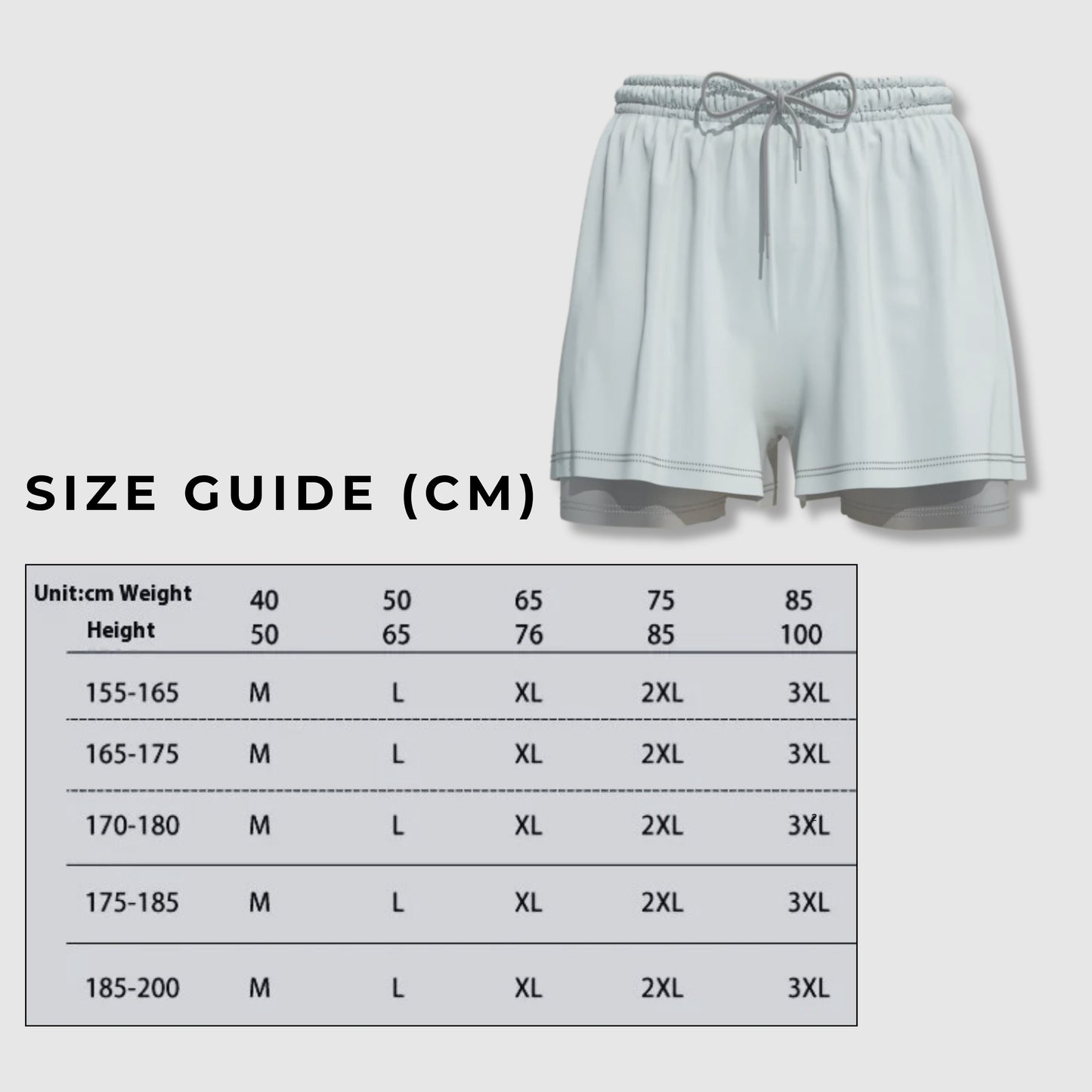 Men's 2-in-1 Breathable Loose Quick Drying Swimming Shorts - ChoreGirl