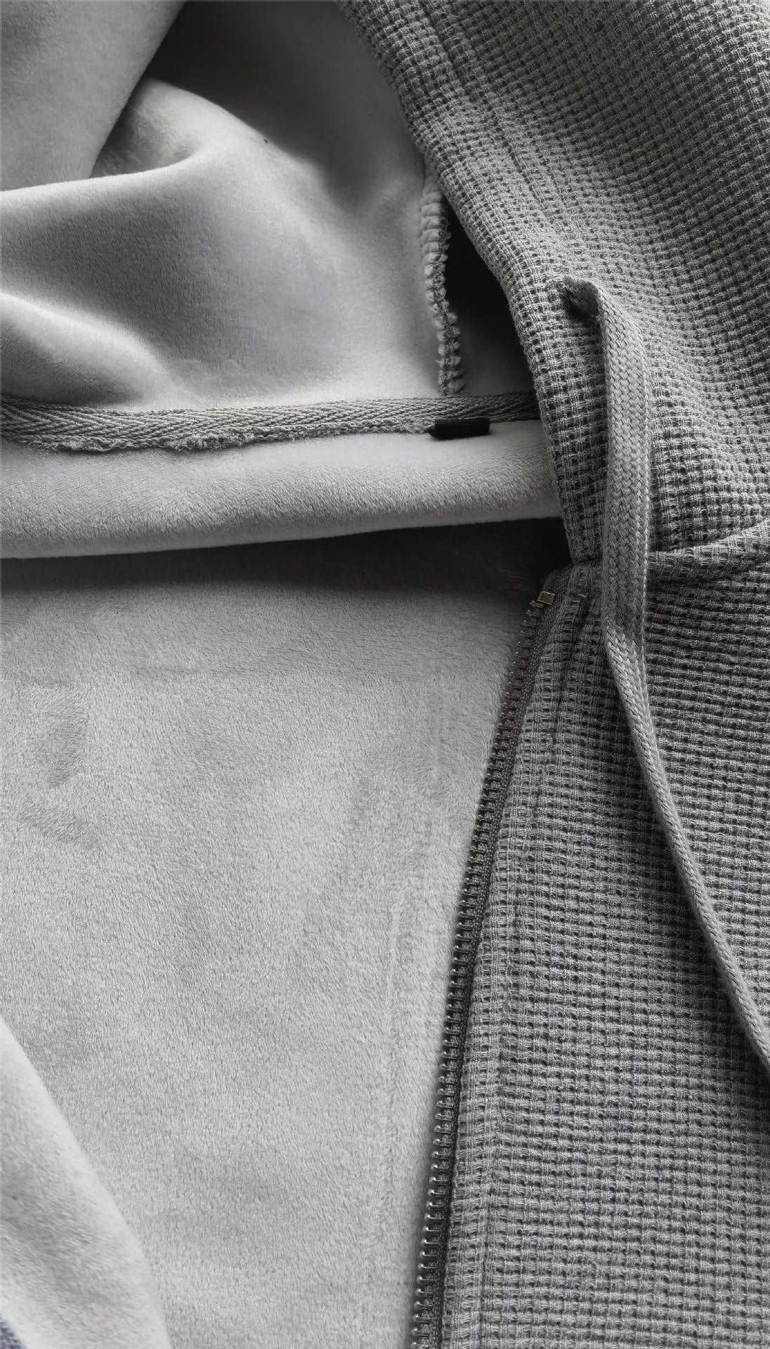 Men's Casual Hooded Zip-up jacket and Sweatpants Sportswear Set - ChoreGirl