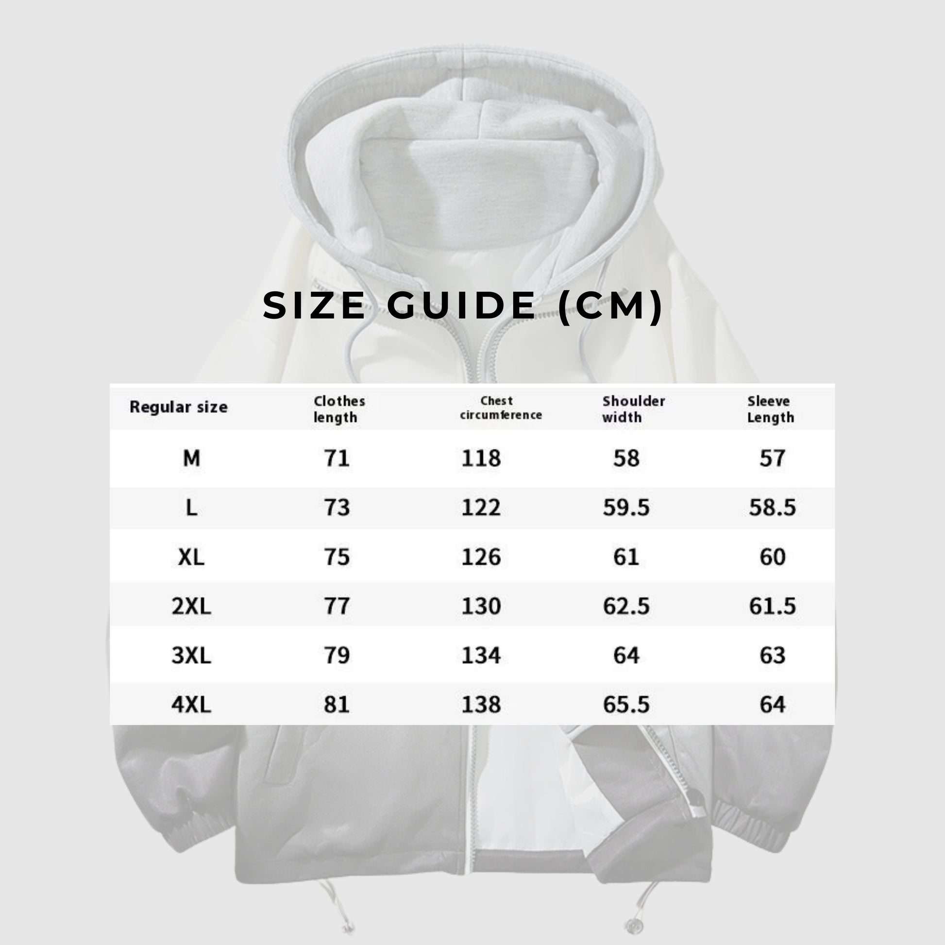 Men's Casual Loose-fitting Gradient Hoodie Jacket - ChoreGirl