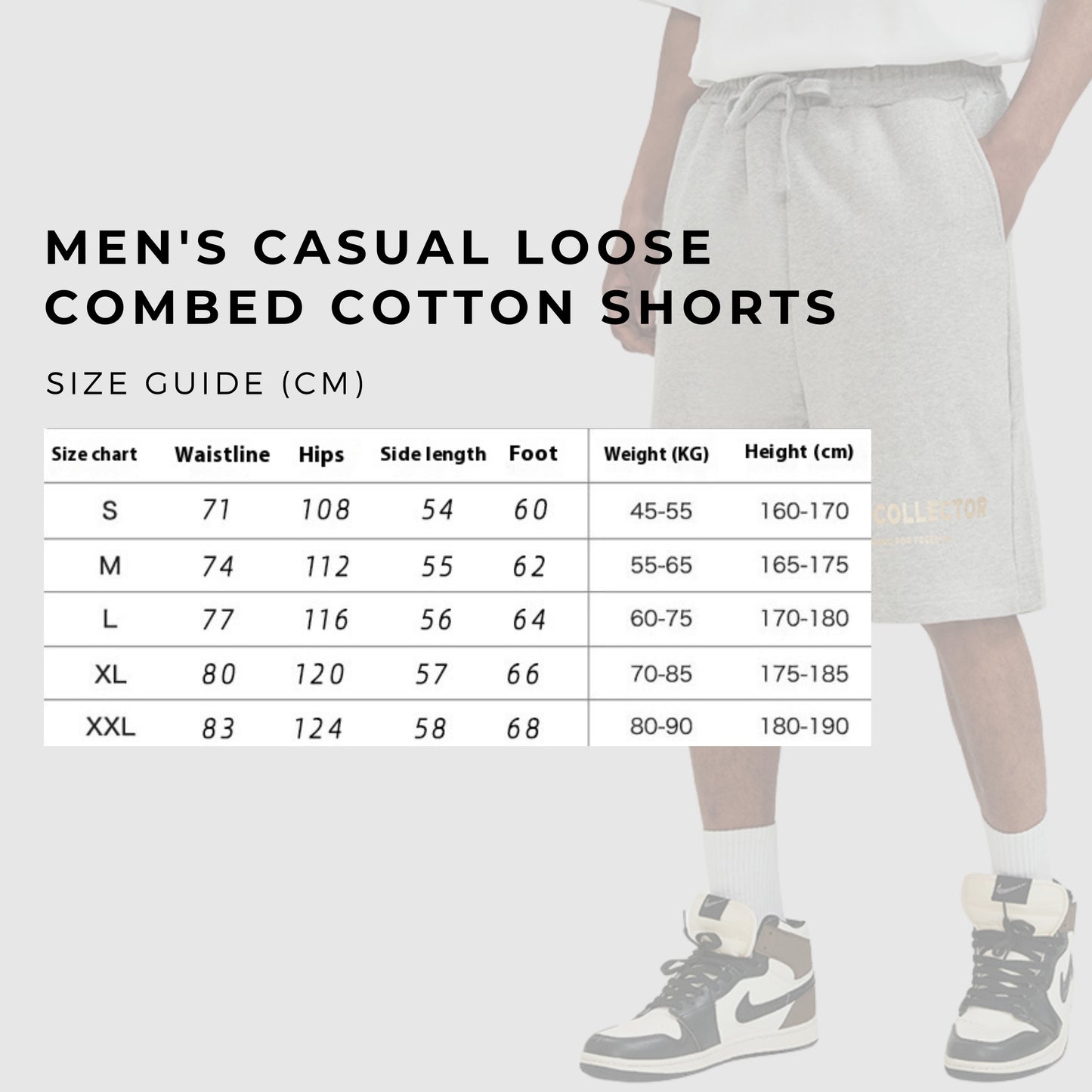 Men's Casual Loose Combed Cotton Shorts - ChoreGirl