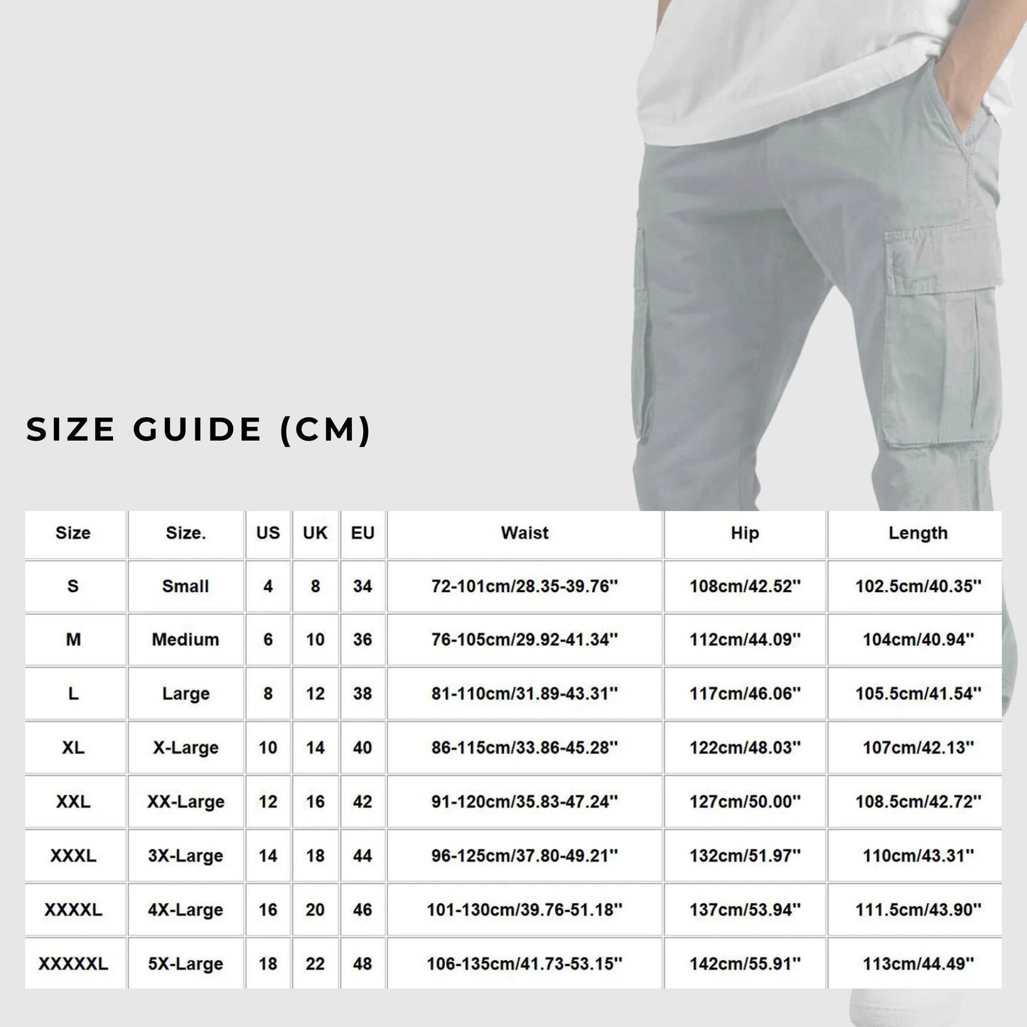 Men's Casual Multi Pocket Straight Leg Cargo Pants - ChoreGirl