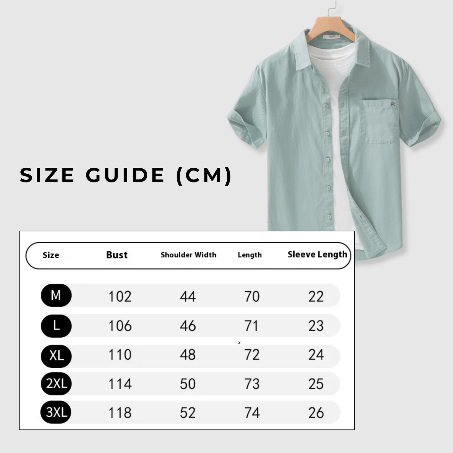 Men's Casual Pure Cotton Short Sleeved Shirt - ChoreGirl