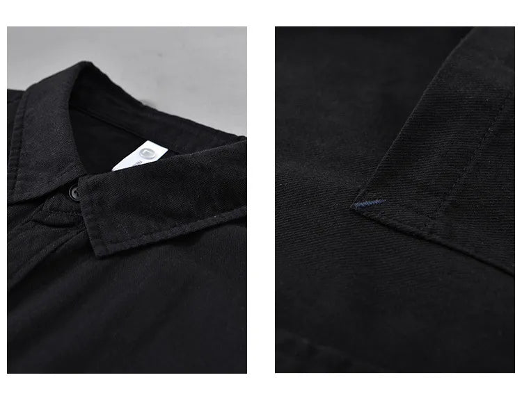 Men's Casual Short Sleeved Cotton Shirt - ChoreGirl