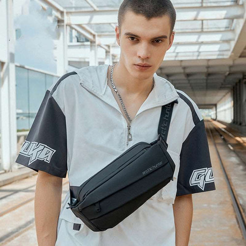 Men's Casual Trendy Waterproof One-shoulder Crossbody Bag - ChoreGirl