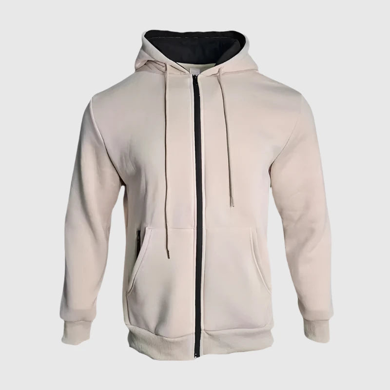 Men's Casual Warm Fleece Two-piece Sports Outfit Set - ChoreGirl