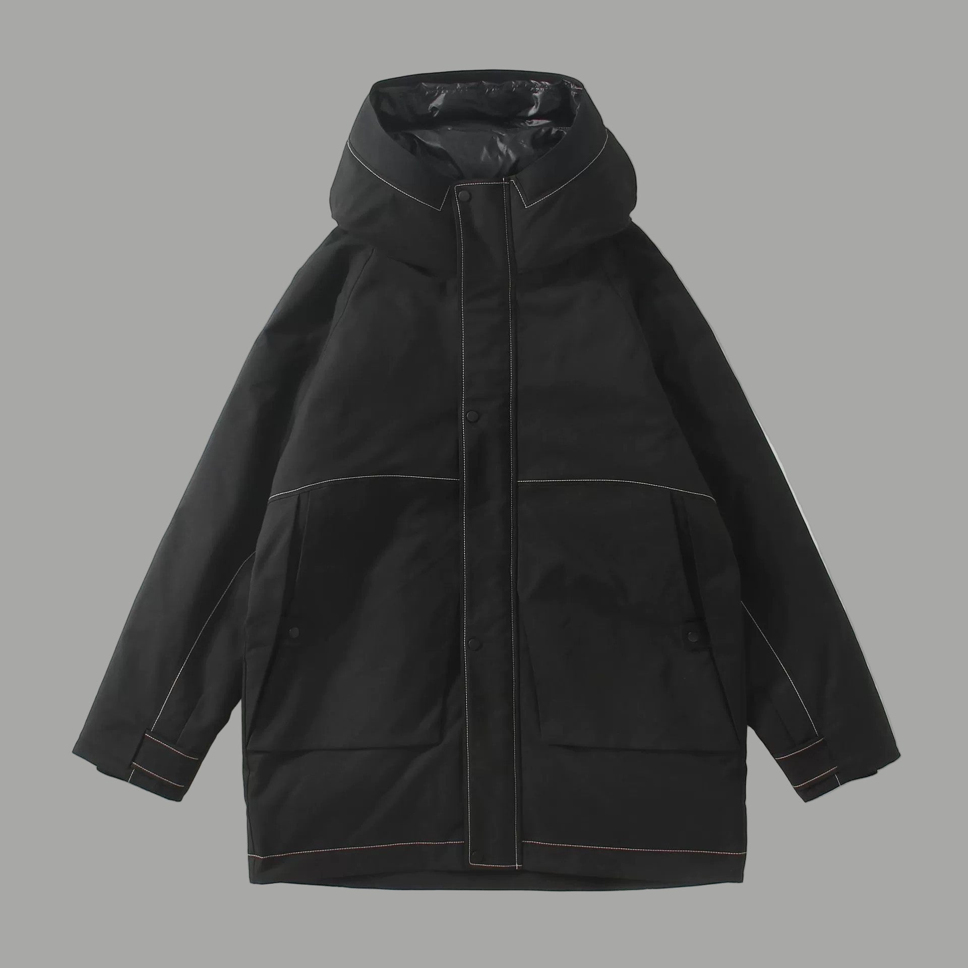 Men's Casual Winter White Duck Down Coat - ChoreGirl