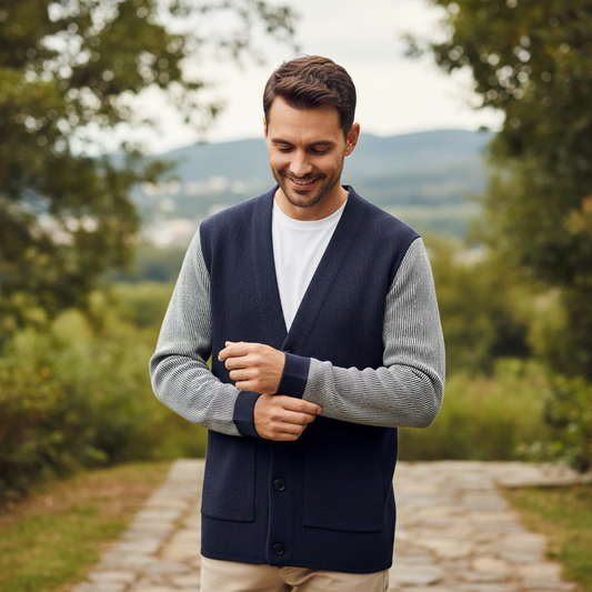 Men's Casual Wool Knitted Cardigan