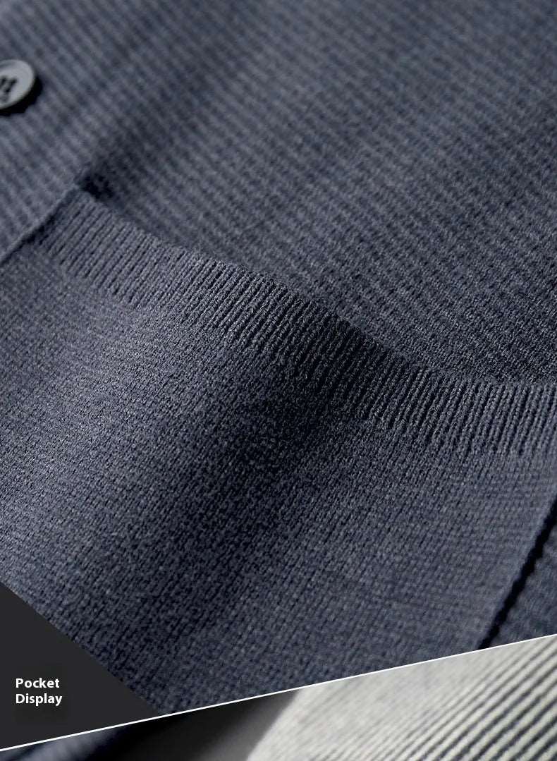 Men's Casual Wool Knitted Cardigan - ChoreGirl