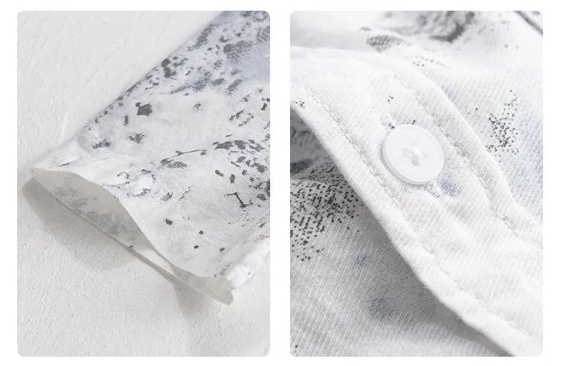 Men's Dyed Short Sleeved Pure Cotton Shirt - ChoreGirl