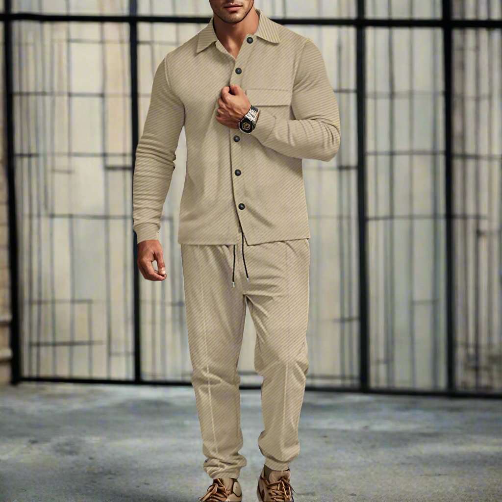 Men's Heavy Jacquard Outfit Set - ChoreGirl