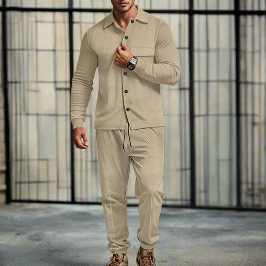 Men's Heavy Jacquard Outfit Set - ChoreGirl