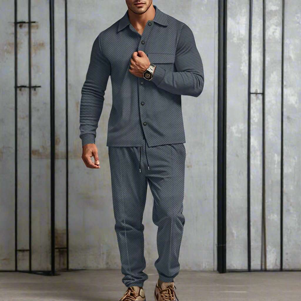 Men's Heavy Jacquard Outfit Set - ChoreGirl