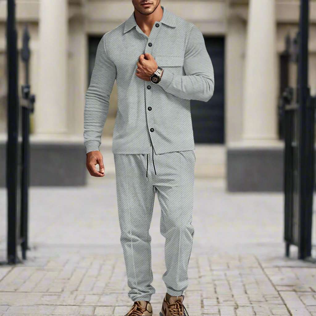 Men's Heavy Jacquard Outfit Set - ChoreGirl