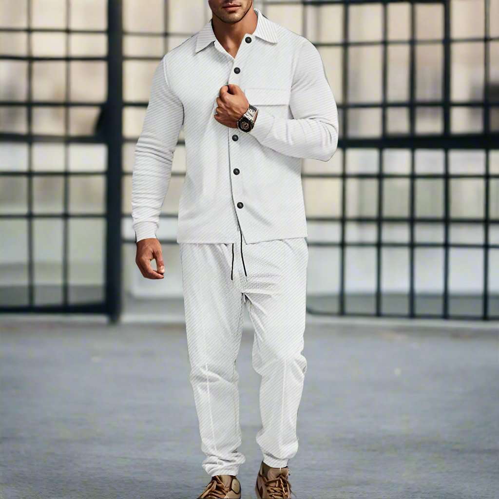 Men's Heavy Jacquard Outfit Set - ChoreGirl