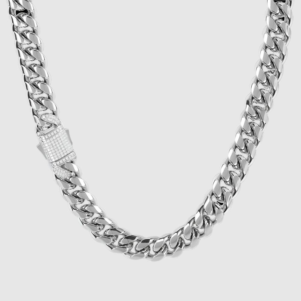 Men's Hip Hop Titanium Steel Cuban Link Chain Necklace - ChoreGirl