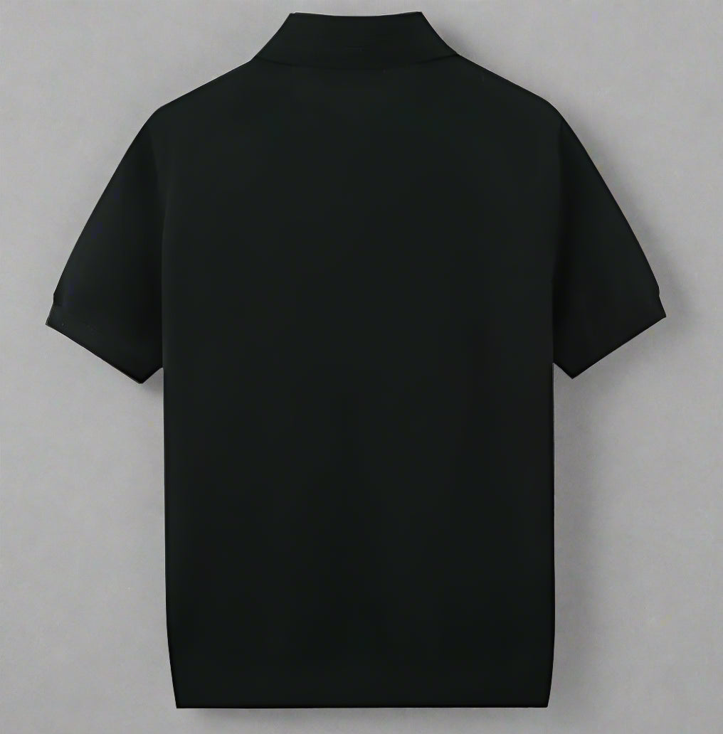 Men's Houndstooth Jacquard High-end Tencel Knitwear Polo Shirt - ChoreGirl