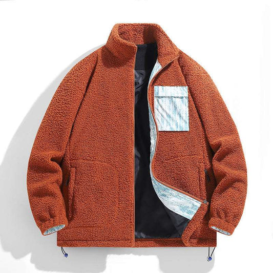 Men's Outdoor Thickened Lambswool Jacket - ChoreGirl
