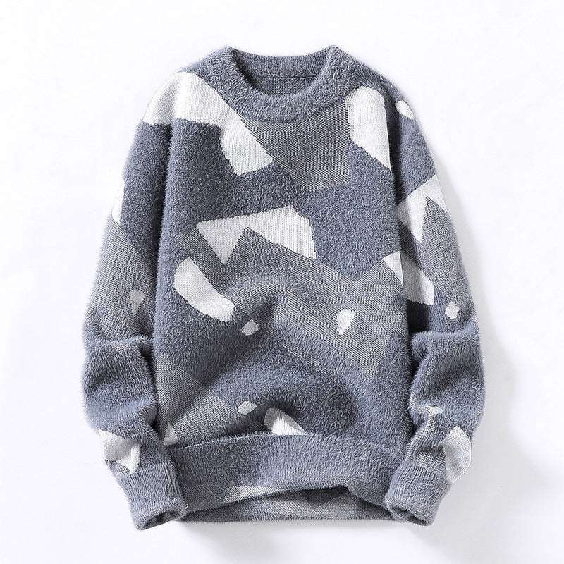 Men's Slim Fit Knitted Sweater - ChoreGirl
