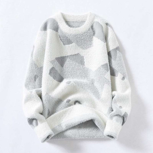 Men's Slim Fit Knitted Sweater - ChoreGirl
