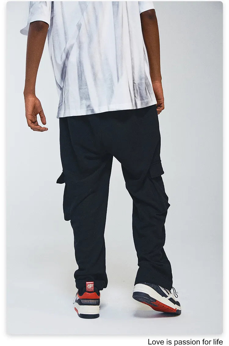 Men's Straight Leg Loose Double Pocket Sweatpants - ChoreGirl