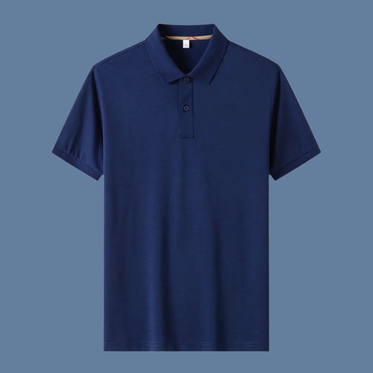 Men's Tencel Lyocell Natural Silk Short-sleeved Polo T-shirt - ChoreGirl
