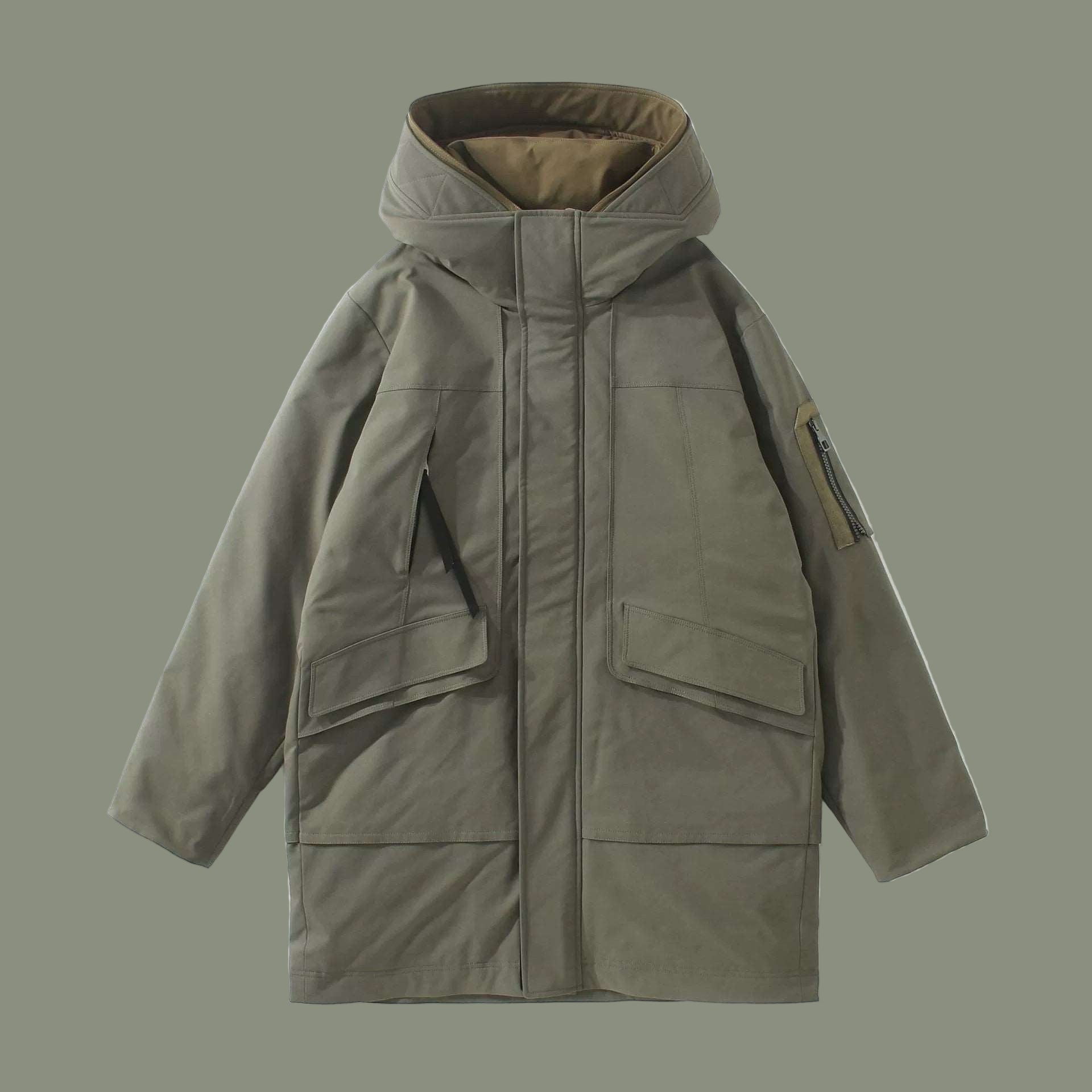 Men's Warm And Comfortable White Duck Down Coat - ChoreGirl