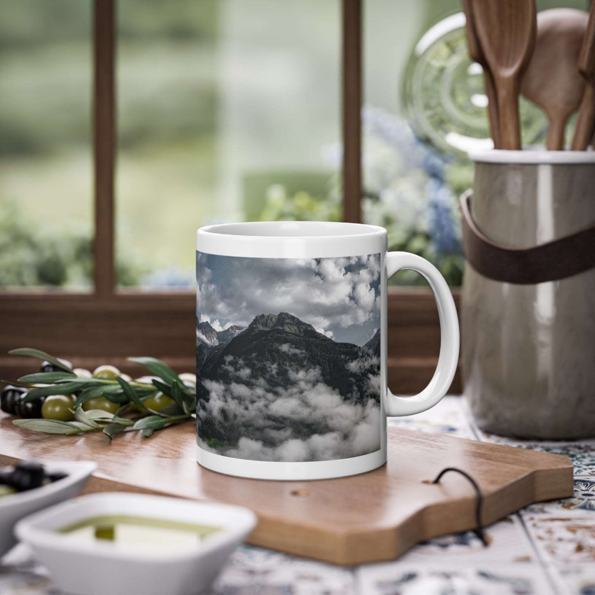 Custom Mountains Print Standard Mug | PERSONALIZED - ChoreGirl