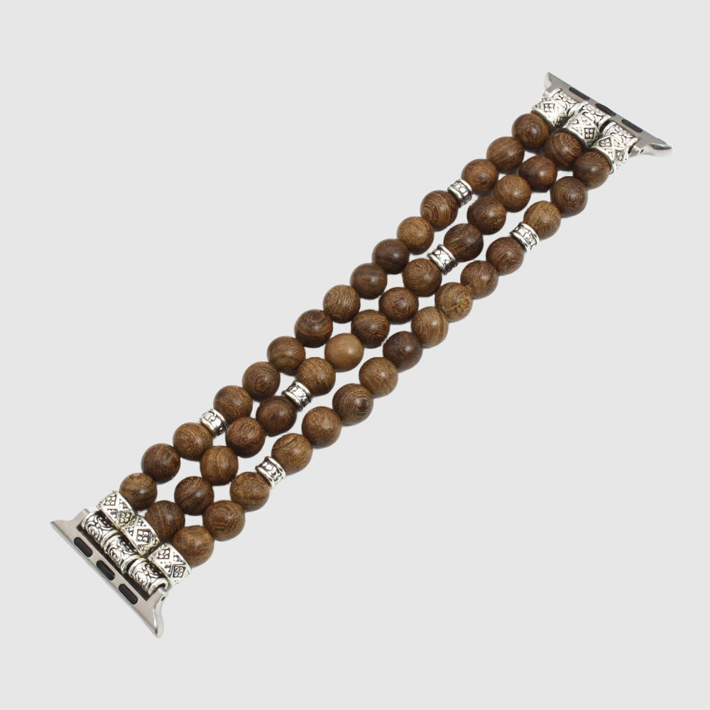 Solid Wood Bead Bracelet for Apple Watch - ChoreGirl