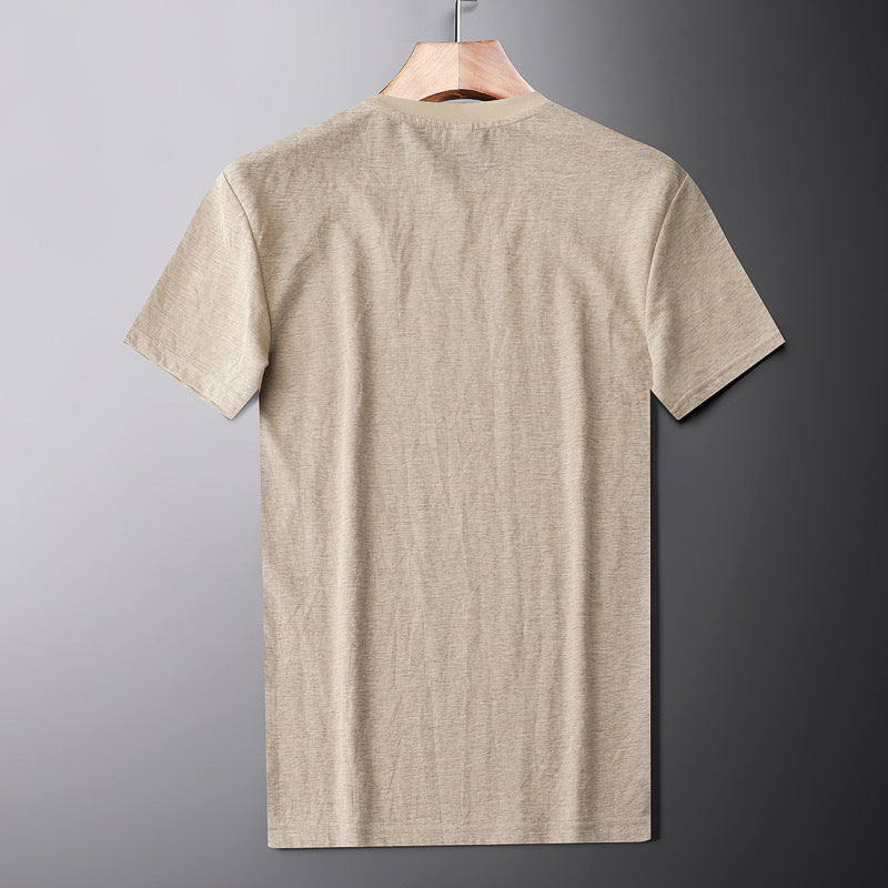 Men's Breathable Round Neck Short-sleeved T-shirt - ChoreGirl