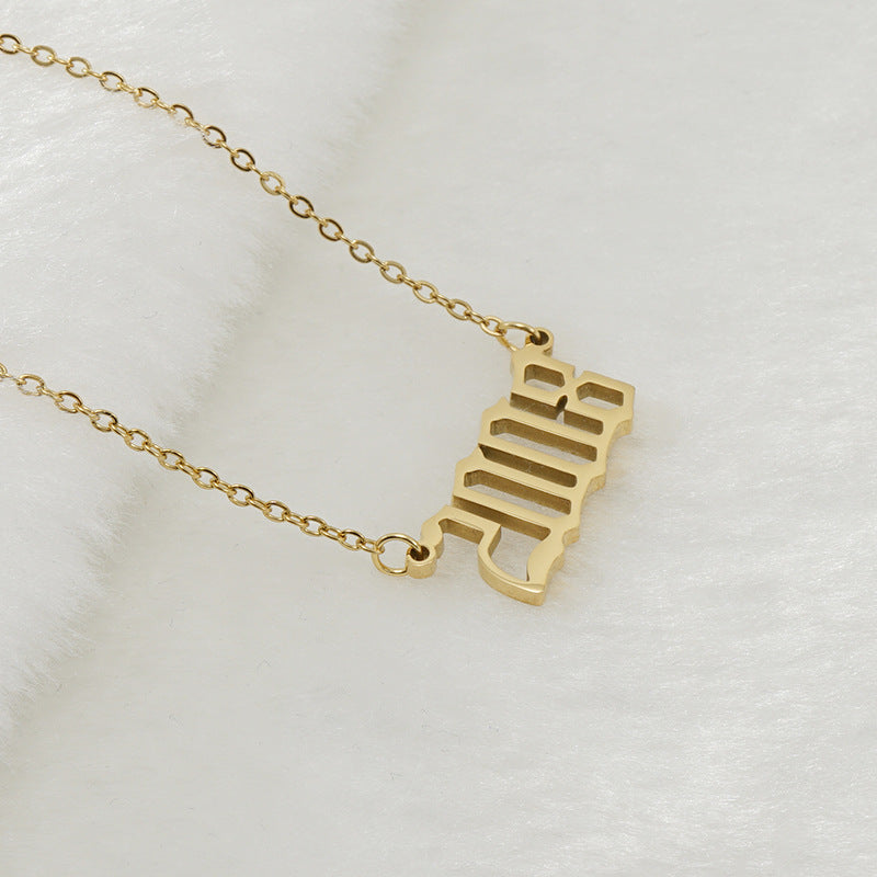 Unisex 18K Stainless Steel 1990-2022 Year Necklace - ChoreGirl