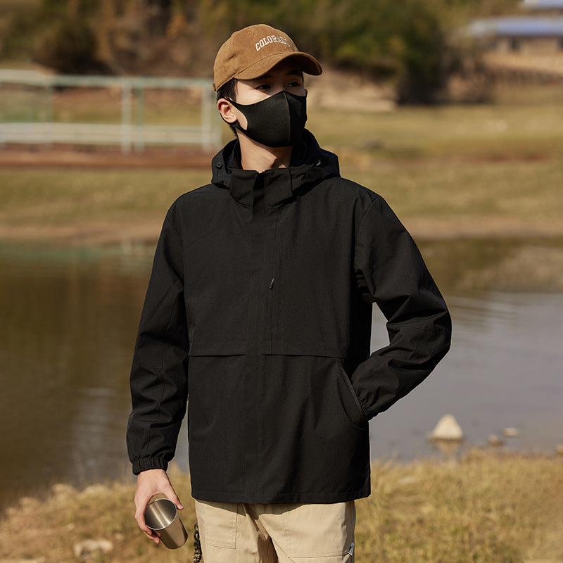 Unisex Couples Waterproof Outdoor Shell Jacket - ChoreGirl