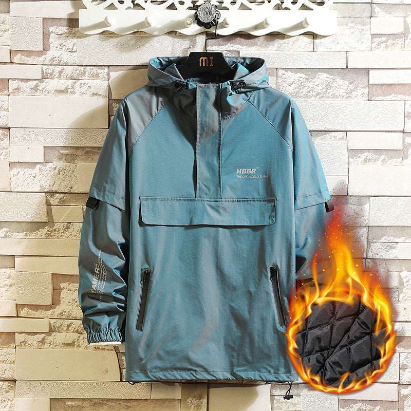 Men's Cotton Shell Pullover Jacket - ChoreGirl