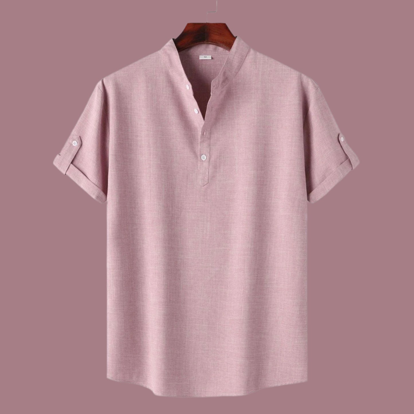 Men's Solid Color Short Sleeve Shirt - ChoreGirl