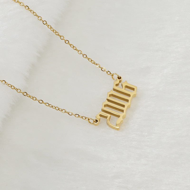 Unisex 18K Stainless Steel 1990-2022 Year Necklace - ChoreGirl