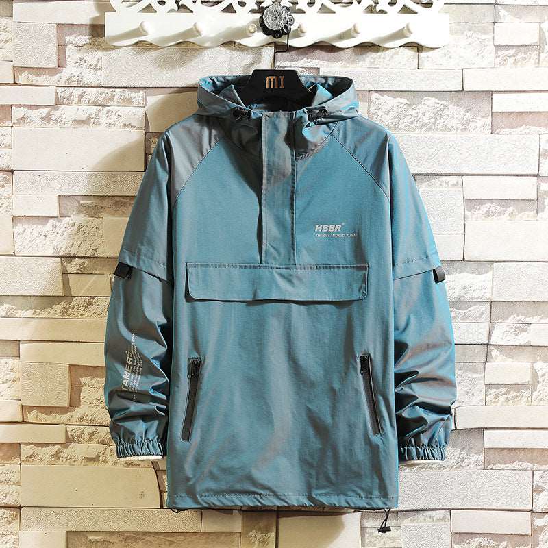 Men's Cotton Shell Pullover Jacket - ChoreGirl