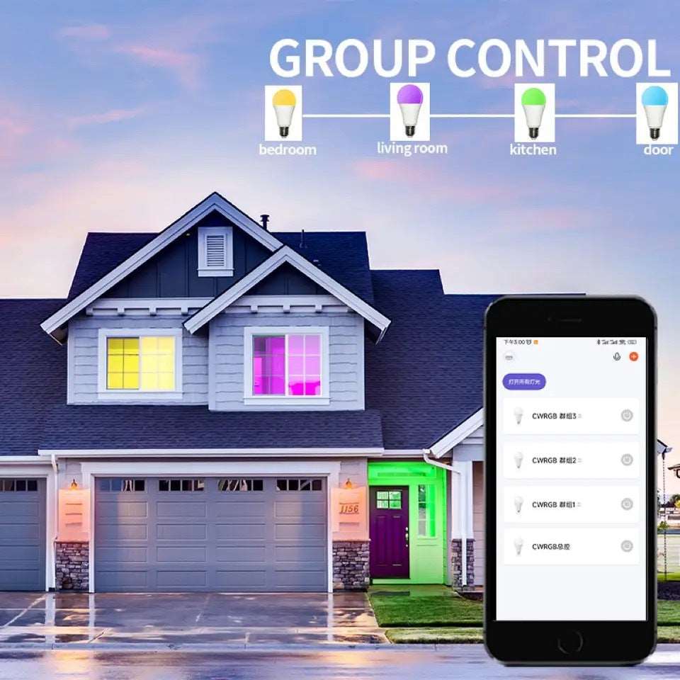 Bluetooth Smart Life Control Color Changing Bulb - ChoreGirl