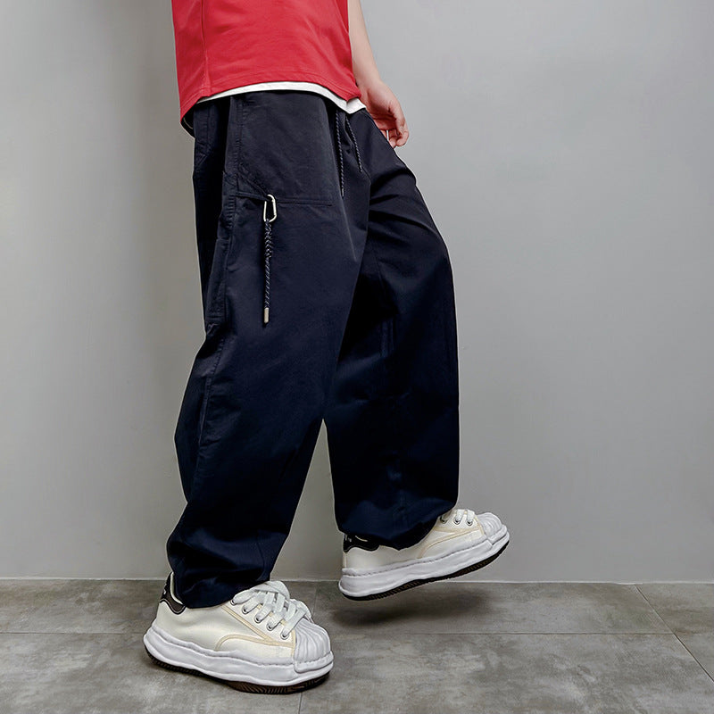 Men's Casual Loose Straight Leg Pants - ChoreGirl