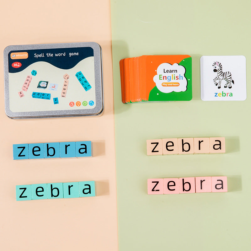 Kids Word Fight Building Blocks Parent-child Interactive Game - ChoreGirl