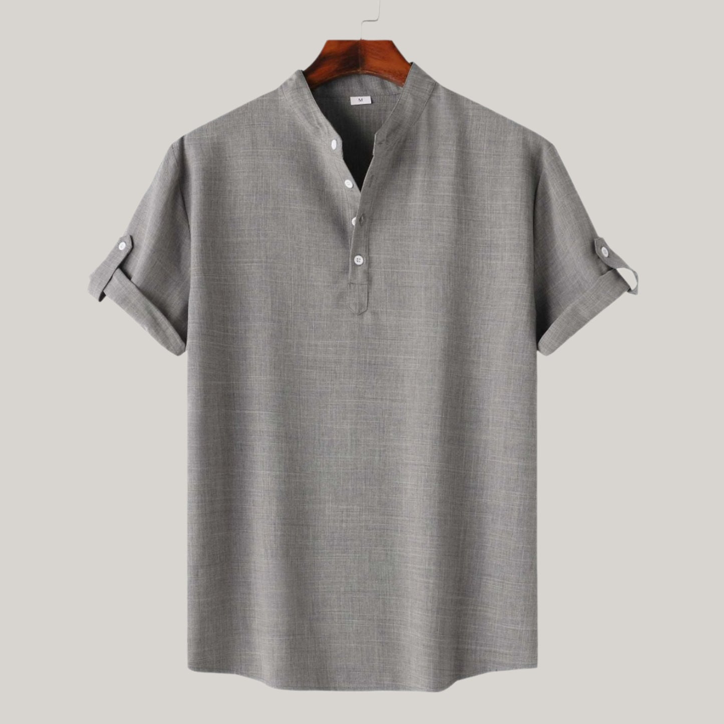 Men's Solid Color Short Sleeve Shirt - ChoreGirl