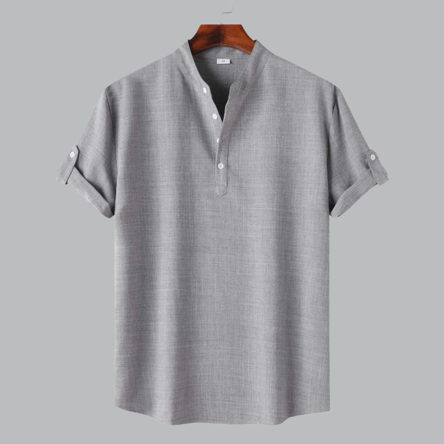 Men's Solid Color Short Sleeve Shirt - ChoreGirl