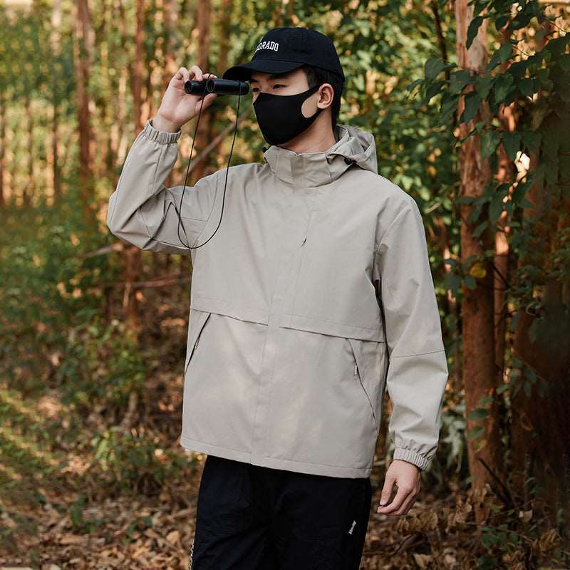 Unisex Couples Waterproof Outdoor Shell Jacket - ChoreGirl