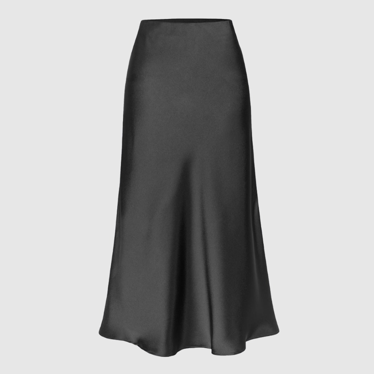 Women's Elastic Waist High Waist Mid-length Skirt - ChoreGirl