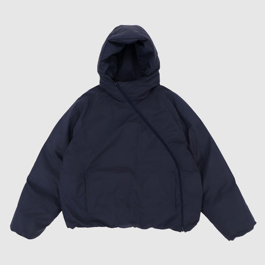 Men's Functional Oblique Zipper Hooded Loose Fit Coat - ChoreGirl